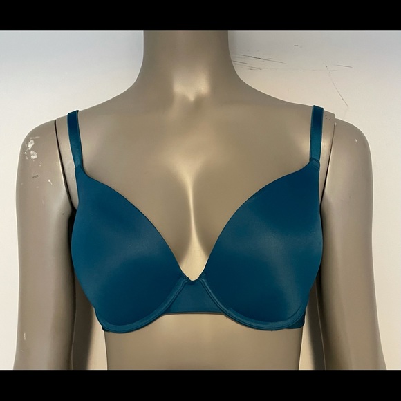 EUC VICTORIAS SECRET PINK PUSH UP PADDED BRA 32 DD - Picture 2 of 7